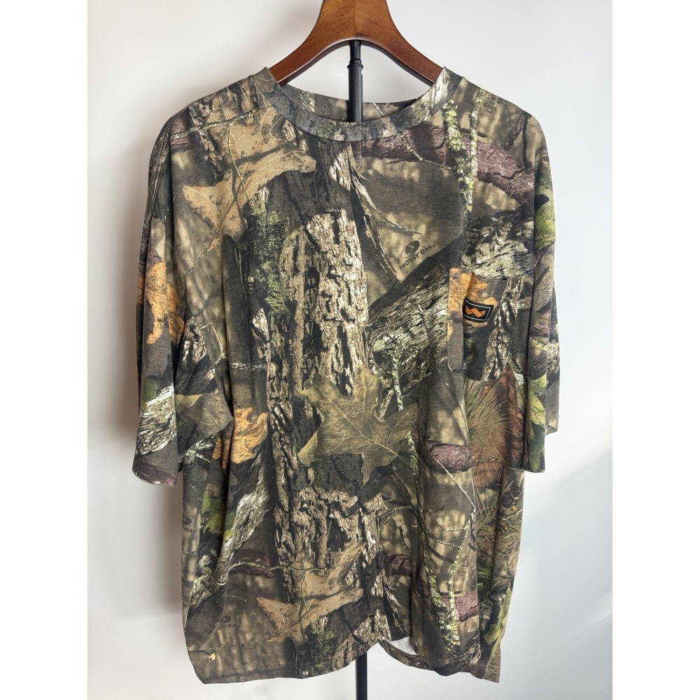 Walls Mens LS Camouflage Pocket Tee Sz 2xl/Brown/Mossy Oak/Country/Hunting